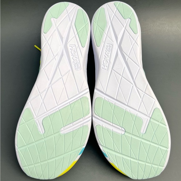 HOKA One One Rocket X Unisex Running Shoes Yellow/Blue 1113532 BGEPR NEW - Picture 7 of 11